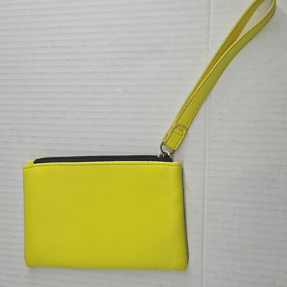 Betsey Johnson Yellow Wristlet - Picture 2 of 5